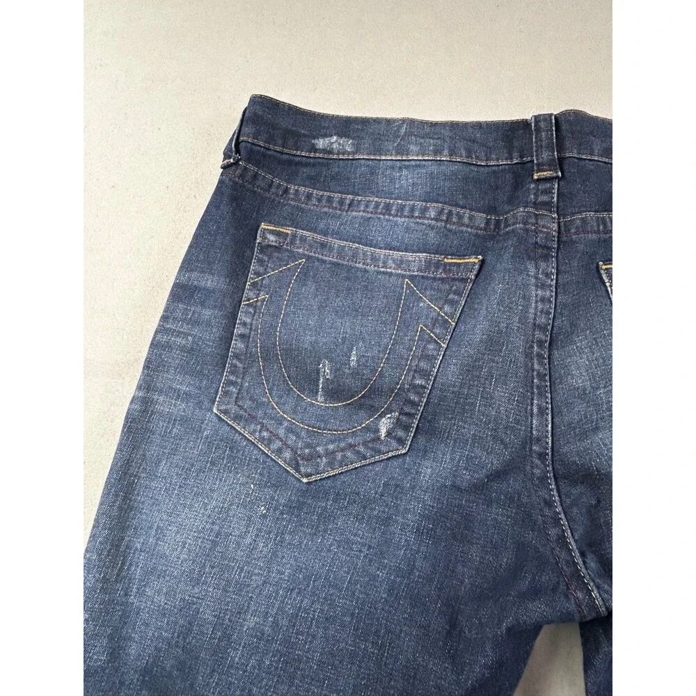 True Religion Mens Ricky Relaxed Straight Denim Jeans Size 40
